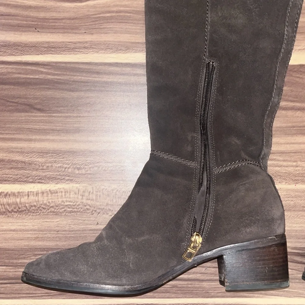 COACH LUCIA OVER THE KNEE SUEDE BOOTS - Picture 6 of 16